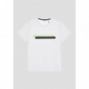 Camiseta Super Slim Fit de Algodón Elástico con Logotipo Estampado de Goma de ANTONY MORATO