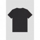 Camiseta Super Slim Fit de Algodón Elástico con Logotipo Estampado de Goma de ANTONY MORATO