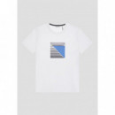 Camiseta Super Slim Fit de Algodón con Logotipo Estampado de Goma de ANTONY MORATO