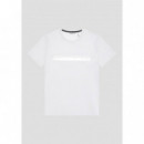 Camiseta Super Slim Fit de Algodón con Logotipo Estampado de Goma de ANTONY MORATO