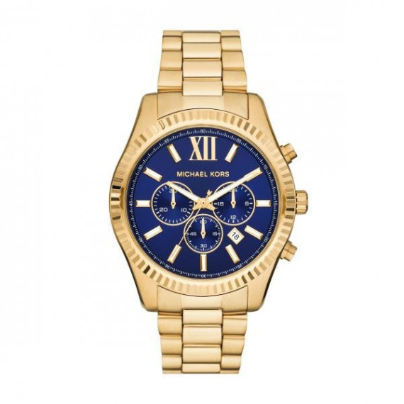 Reloj Mk Dorado E/azul  MICHAEL KORS
