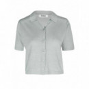 Blusas y Camisas Camisa ECOALF de Punto Juniper Baby Blue
