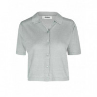 Blusas y Camisas Camisa ECOALF de Punto Juniper Baby Blue