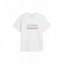 Camisetas Hombre Camiseta ECOALF Melti Blanca