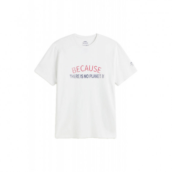 Camisetas Hombre Camiseta ECOALF Melti Blanca