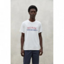 Camisetas Hombre Camiseta ECOALF Melti Blanca