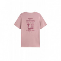 Camisetas Hombre Camiseta ECOALF Surfina Light Mauve