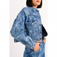 Chaquetas Mujer Chaqueta LILI SIDONIO Vaquera con Estampado