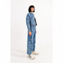 Chaquetas Mujer Chaqueta LILI SIDONIO Vaquera con Estampado