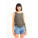 Camisetas Mujer Top LILI SIDONIO Cordón Khaki