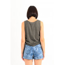 Camisetas Mujer Top LILI SIDONIO Cordón Khaki