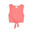 Camisetas Mujer Top LILI SIDONIO Nudo Coral