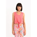 Camisetas Mujer Top LILI SIDONIO Nudo Coral