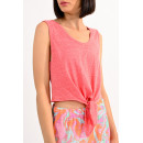 Camisetas Mujer Top LILI SIDONIO Nudo Coral