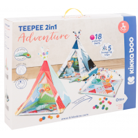 Teepee 2 en 1 Adventure Blue  KIKKA BOO