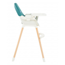 Trona Madera 2 en 1 Nutri Wood Verde Petróleo  KIKKA BOO