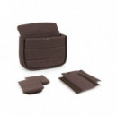 BILLINGHAM Bolso Hadley Small Pro Navy/chocolate