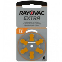 Pila RAYOVAC 13 para Audífonos Pack de 6