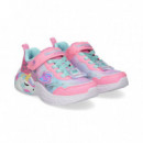 Deportivo+luces Unicornio Rosa  SKECHERS