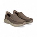 Mocasin Textil Marron  SKECHERS