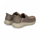 Mocasin Textil Marron  SKECHERS