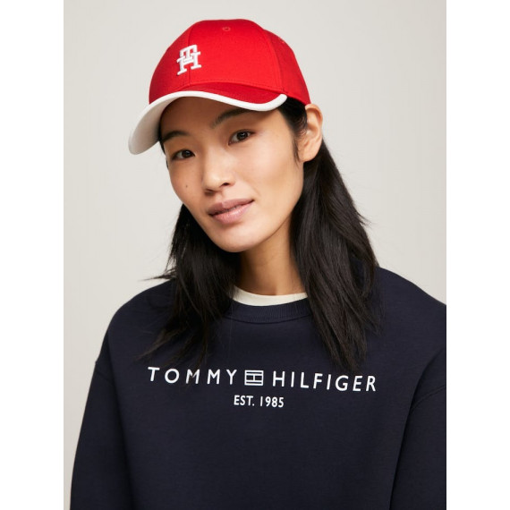 Th Contemporary Cap Fierce Red  TOMMY HILFIGER