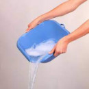 Barreño Cuadrado 12 Litros Azul Paloma 11409.00