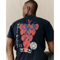 Camisetas Hombre Camiseta LIBERTINE LIBERTINE Beat Grape