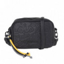 Bandolera Polipiel Negro  LOIS