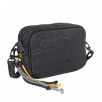 Bandolera Polipiel Negro  LOIS