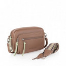 Bandolera Polipiel Taupe  LOIS