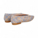 Bailarina Crochet Multi Azul  MIUXA