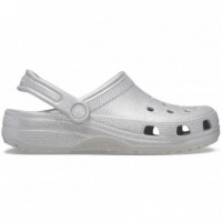 Zuecos Unisex Classic Glitter U de CROCS