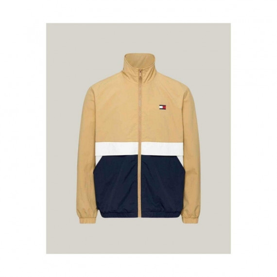 Tjm Essential Colorblock Jacket Tawny Sa  TOMMY JEANS