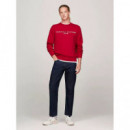 Tommy Logo Sweatshirt Royal Berry  TOMMY HILFIGER