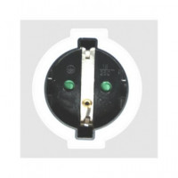 SILVER Alargador Corriente Schucko 10Mtrs 9219 Blanco