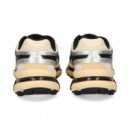 Deportivo Malla+nobuck Cuero+negro  LACOSTE