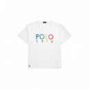 Camisetas Hombre Camiseta POLO RALPH LAUREN Polo Sport Loose Fit White