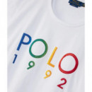Camisetas Hombre Camiseta POLO RALPH LAUREN Polo Sport Loose Fit White