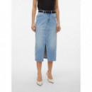 Falda VERO MODA Veri Vaquera MIDI