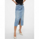 Falda VERO MODA Veri Vaquera MIDI