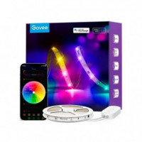GOVEE Tira Led Rgb Smart Wifi+bt H618A 5M/RGBIC/11 Modos Musica/control por Voz