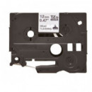 BROTHER Cinta de Limpieza TZECL3 12MM Texto Negro sobre Fondo Blanco. Ancho: 6 Mm. Longitud: 8 M