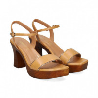 Sandalia Plataforma Camel  LODI - Guanxe Atlantic Marketplace