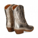 1/2 Bota Cowboy Platino  ALPE