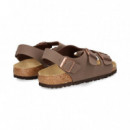 Sandalia 3 Hebillas Birko-flor N.marron  BIRKENSTOCK