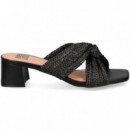 Pala Cruzada Trenzada Negro  BIBI LOU