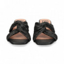 Pala Cruzada Trenzada Negro  BIBI LOU