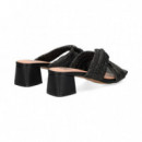 Pala Cruzada Trenzada Negro  BIBI LOU