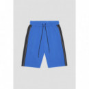 Shorts de Corte Regular en Mezcla de Algodón y Poliéster Sostenible de ANTONY MORATO